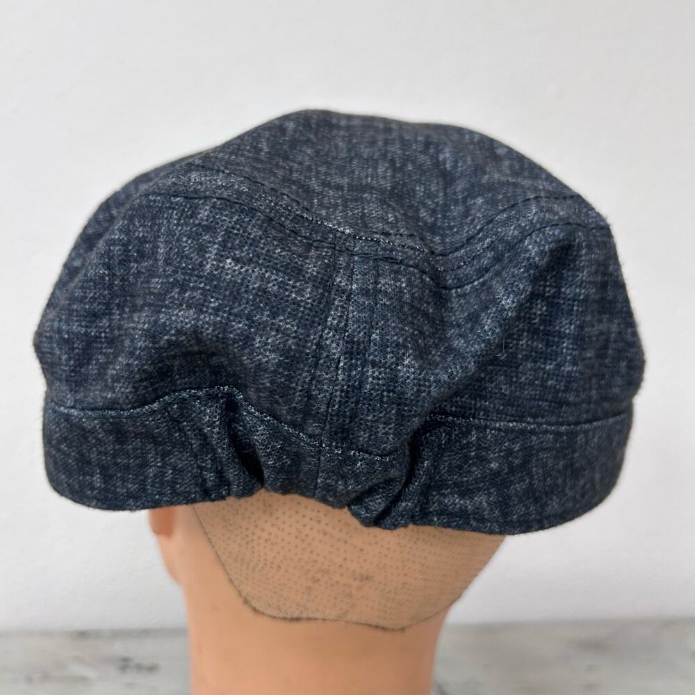 Newsboy hat cap vintage style beaded rhinestones flower fairy grunge retro - Picture 6 of 11